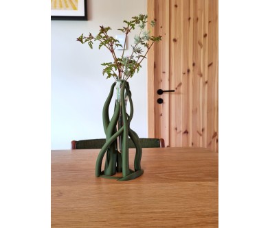 Vase „Entangle Tube“