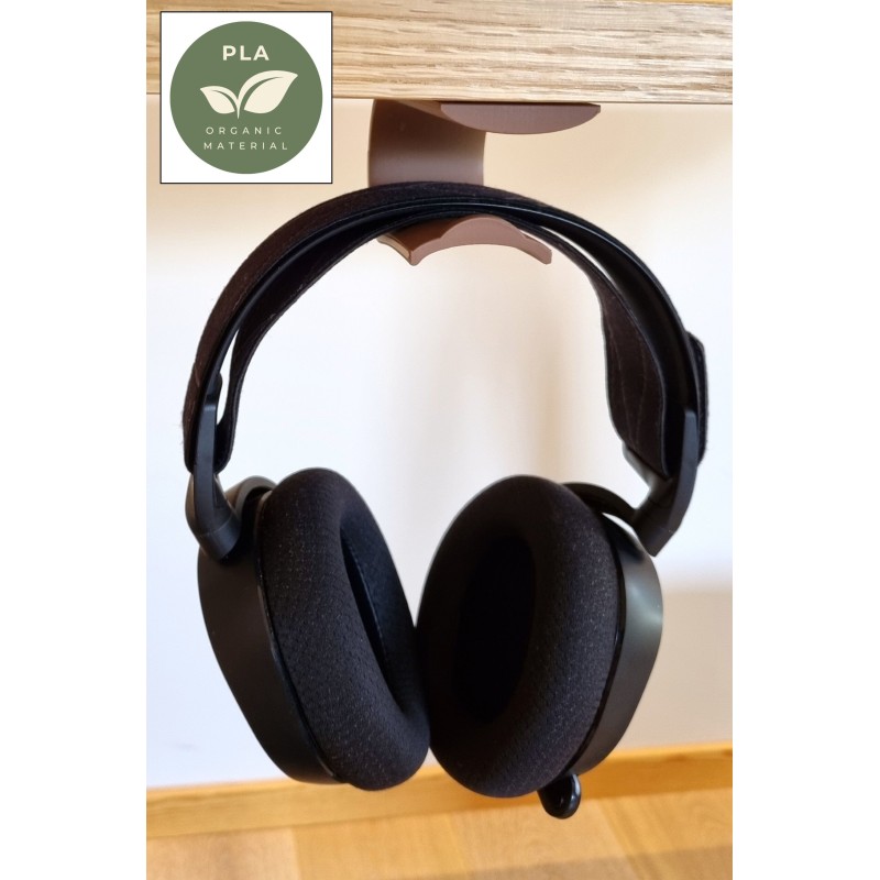 Hörlurshållare för underbord / hylla Hörlurshållare för underbord / hylla