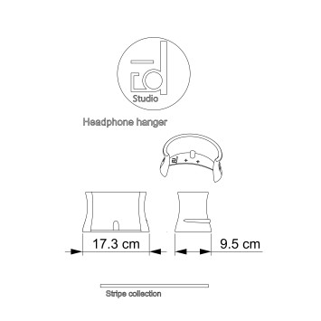 Kopfhörer Wandhalterung