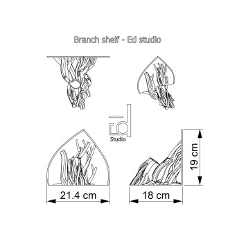Regal „Branch Shelf“