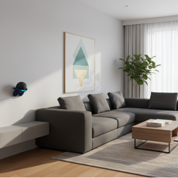 Amazon echo dot 5 Space Drone Wandhalterung