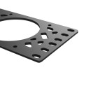 10-Zoll-Rack-Lüfterplatte für 2 × 80-mm-Lüfter 10-Zoll-Rack-Lüfterplatte für 2 × 80-mm-Lüfter