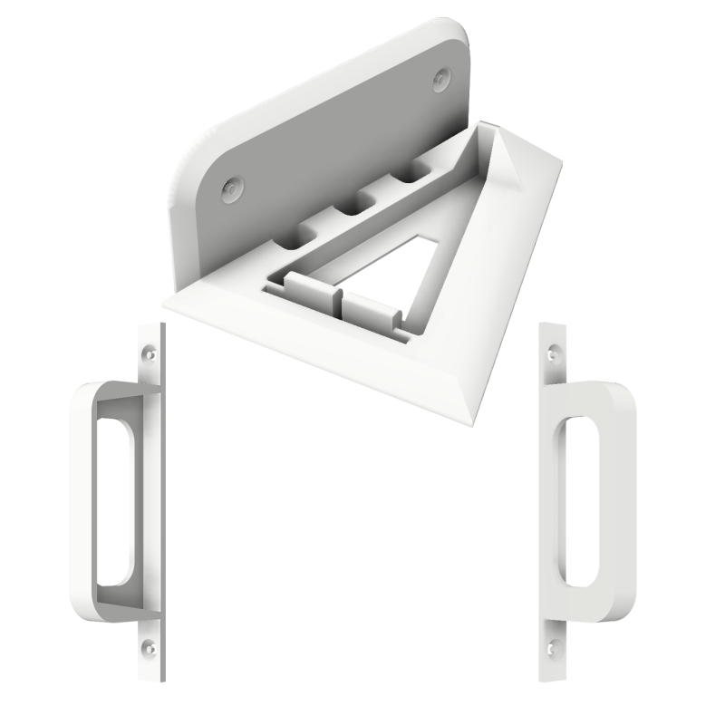 Wandhalterung für Starlink Router Gen.1 mit Netzadapter