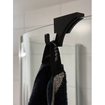Duschhaken für Glastür